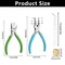 2 Pieces 6 in 1 Jewelry Pliers Jewelry Making Tool Bail Making Pliers wire bending pliers Wire Bending for Beading Looping Shaping Wire DIY Crafts,Bending Jewelry Makings Looping Crafts